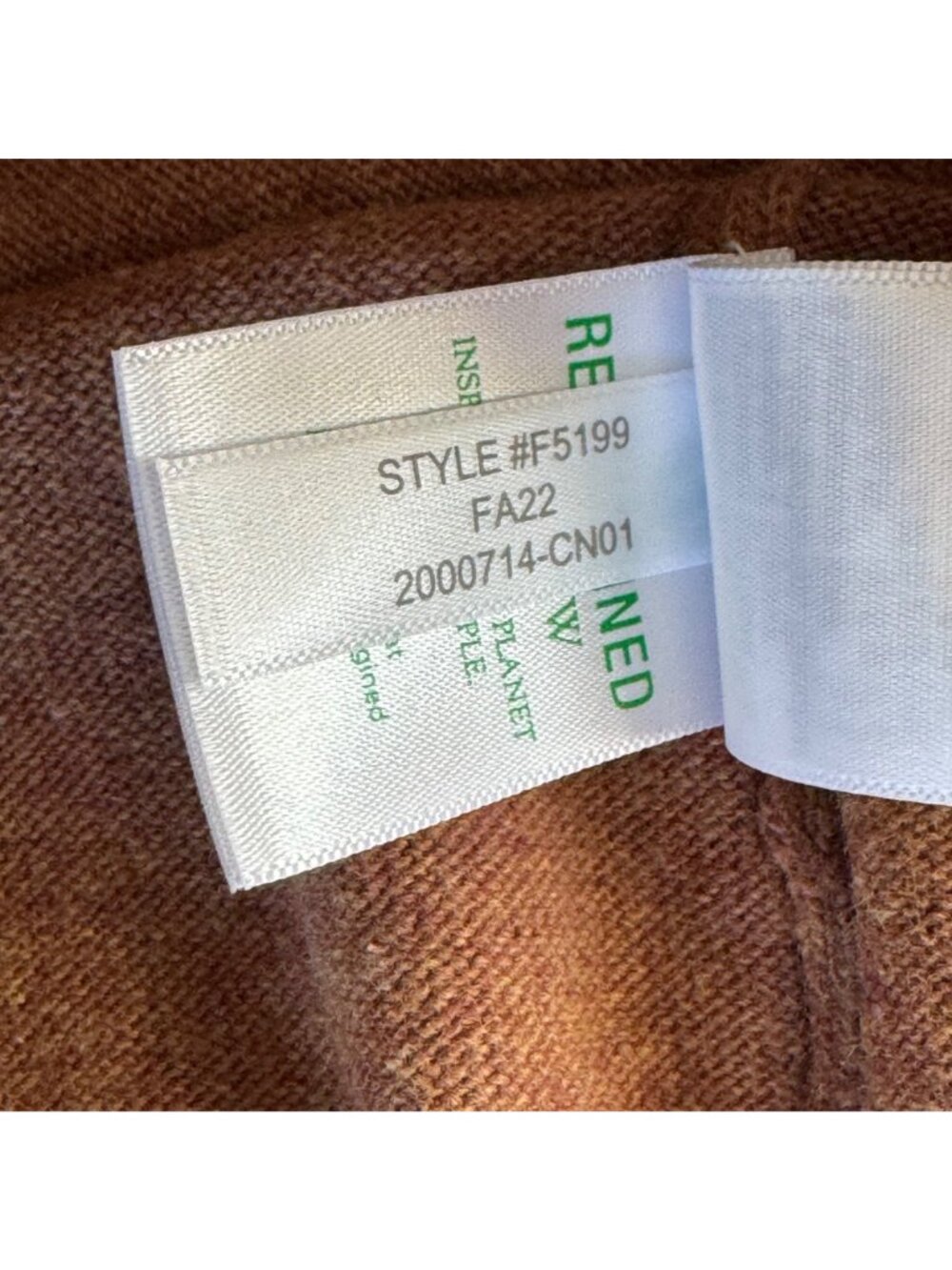 J. Crew Womens Teddie Sweater Rust Brown Wool Blend L Crewneck Soft Knit New - Picture 7 of 14